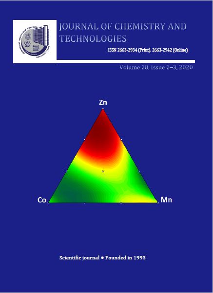 					View Vol. 28 No. 3 (2020): Journal of Chemistry and Technologies
				